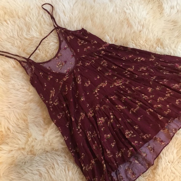 Maroon Tank Dress - Picture 2 of 2